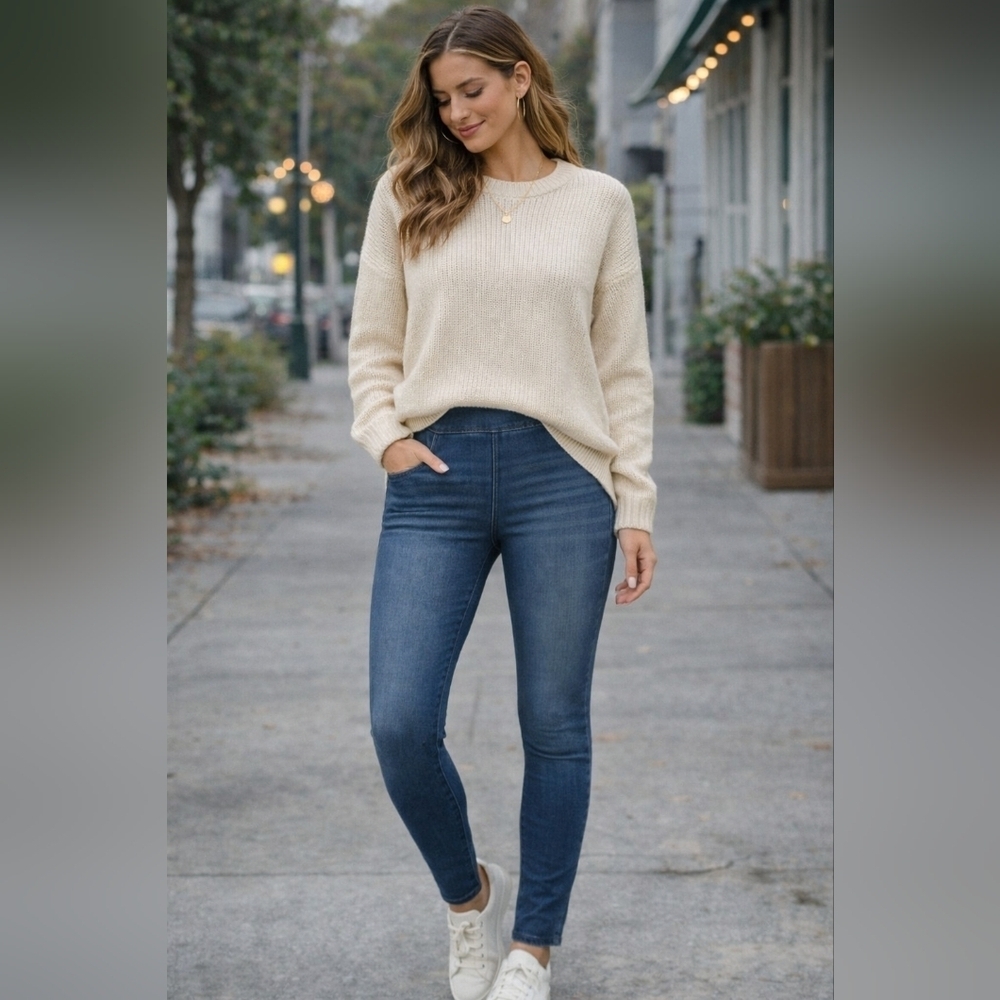 EUC American Eagle Dream Jean Pull On Leggings Size 000